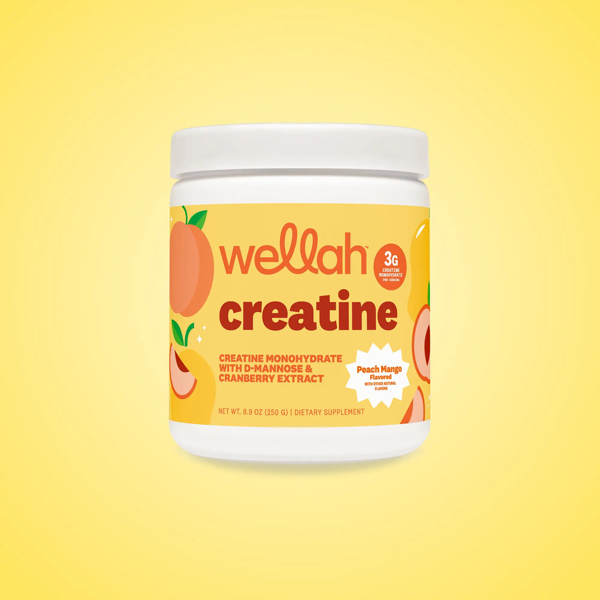 Wellah Nutrition Creatine Monohydrate | 50 Servings | 3G Creatine | Supports Energy, Muscle Recovery & Strength, Cognitive Health Dietary Supplement Powder