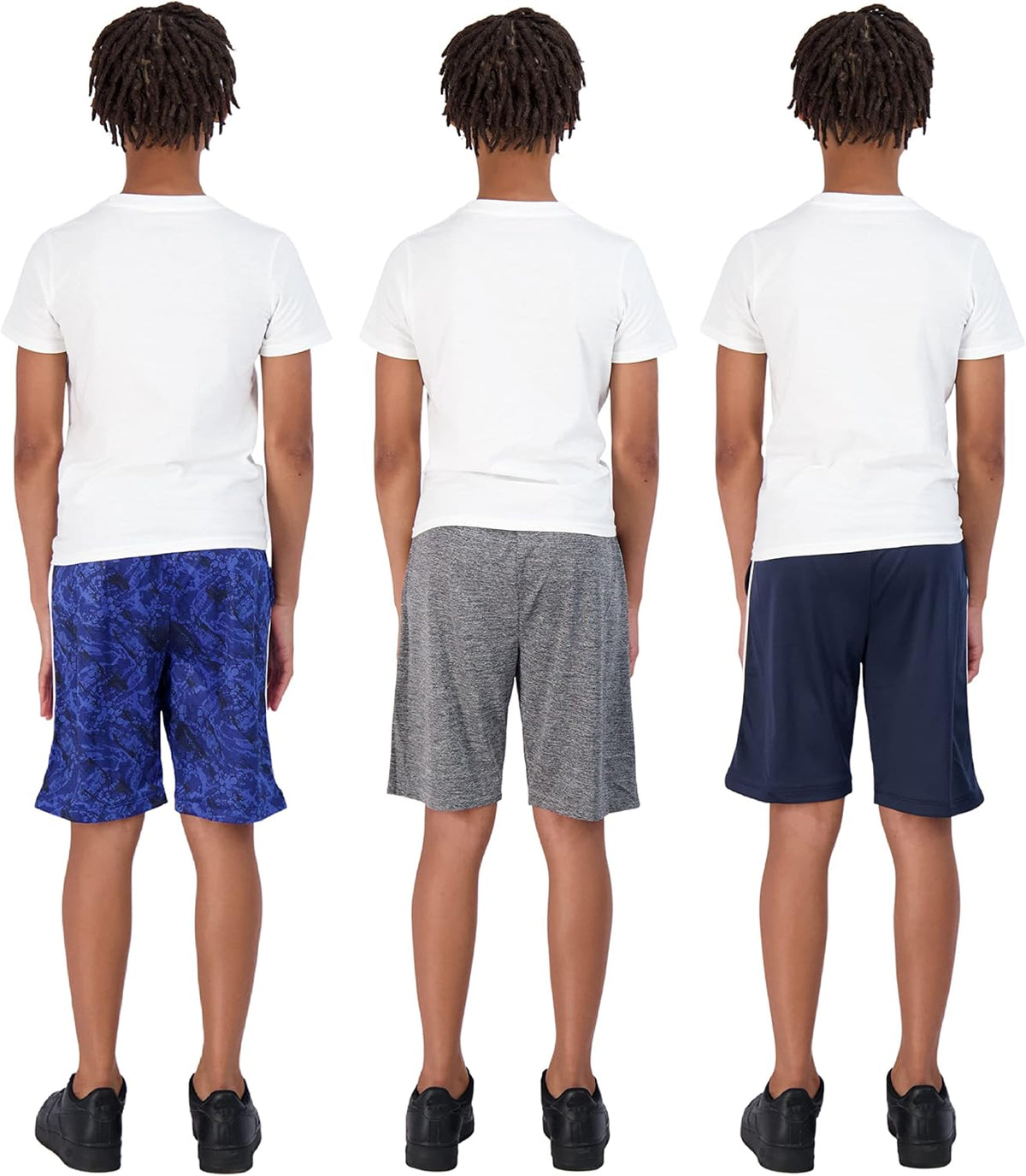 Boys Shorts for Kids 3-Pack Basketball Shorts for Boys Basketball and Sports