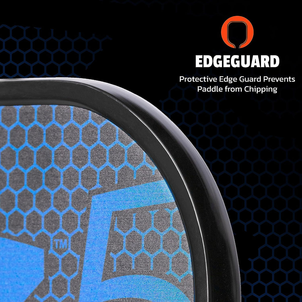 Graphite MOD Z5 Carbon Fiber Pickleball Paddle with Wide-Body Shape. Honeycomb Core, Graphite Face & Cushion Comfort Pickleball Paddle Grip