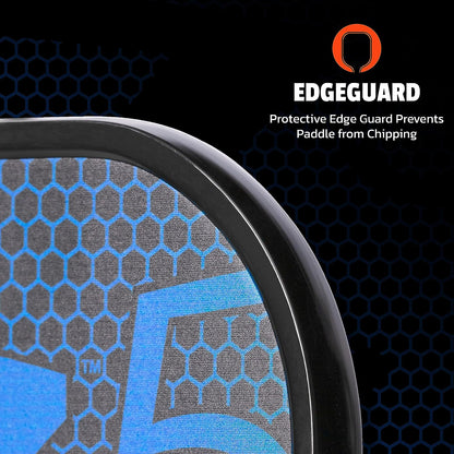 Graphite MOD Z5 Carbon Fiber Pickleball Paddle with Wide-Body Shape. Honeycomb Core, Graphite Face & Cushion Comfort Pickleball Paddle Grip