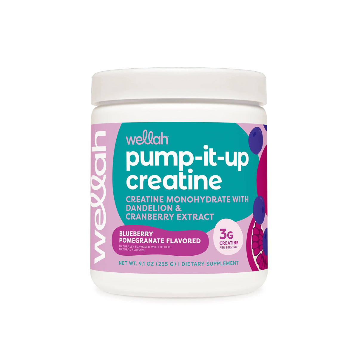 Wellah Nutrition Creatine Monohydrate | 50 Servings | 3G Creatine | Supports Energy, Muscle Recovery & Strength, Cognitive Health Dietary Supplement Powder