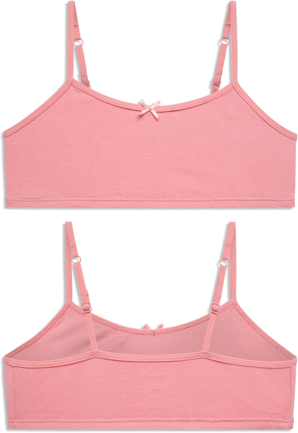 Girls Training Bras 10 Pack Soft Cotton Cami Everyday Bras