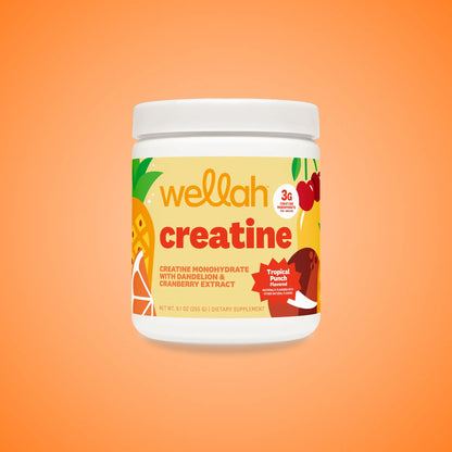 Wellah Nutrition Creatine Monohydrate | 50 Servings | 3G Creatine | Supports Energy, Muscle Recovery & Strength, Cognitive Health Dietary Supplement Powder