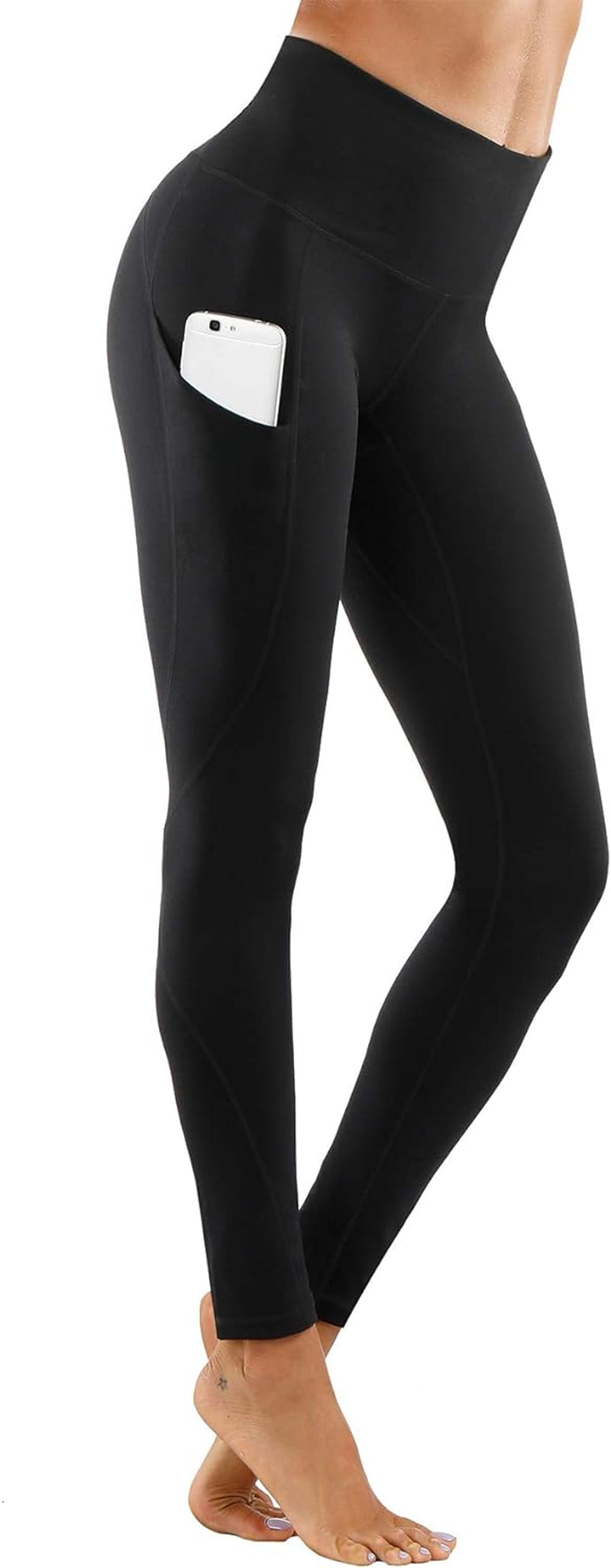 Women High Waist Yoga Pants with Pockets Stretch Soft Leggings