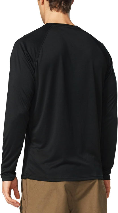 Men'S UPF 50+ Sun Protection Shirts Long Sleeve Rash Guard