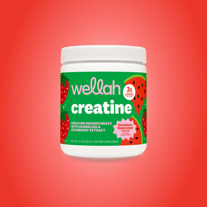 Wellah Nutrition Creatine Monohydrate | 50 Servings | 3G Creatine | Supports Energy, Muscle Recovery & Strength, Cognitive Health Dietary Supplement Powder