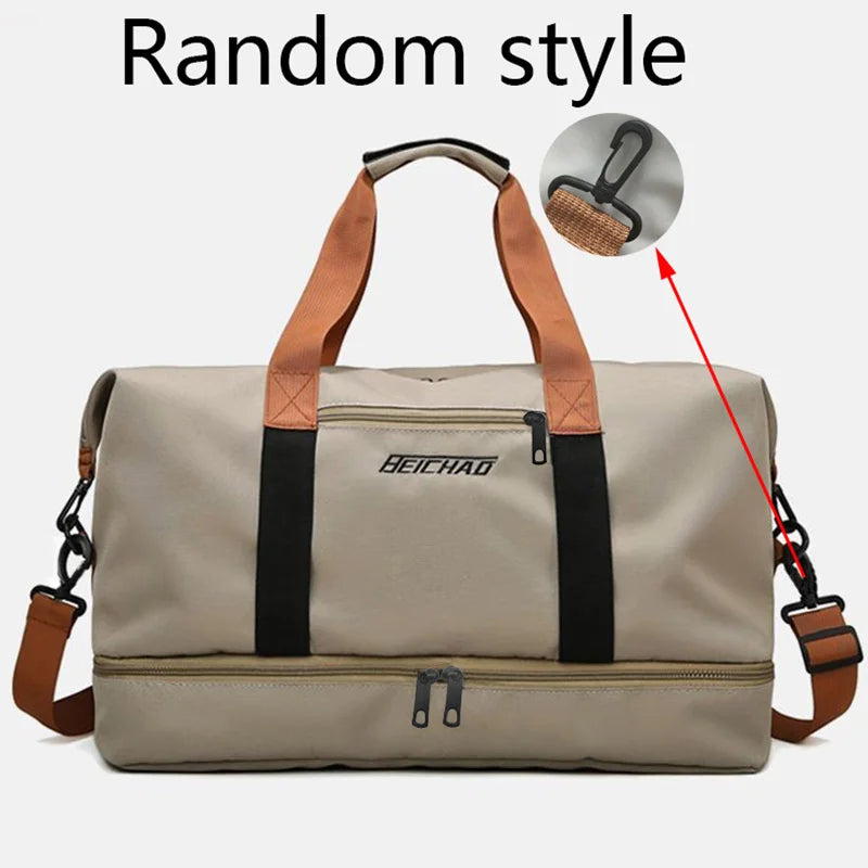 Travel Gym Bag Short-Distance Luggage Portable Fitness Bags Shoulder Crossbody Chest Bag Handbags Duffle Carry on Weekender Bag