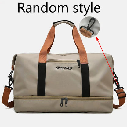Travel Gym Bag Short-Distance Luggage Portable Fitness Bags Shoulder Crossbody Chest Bag Handbags Duffle Carry on Weekender Bag