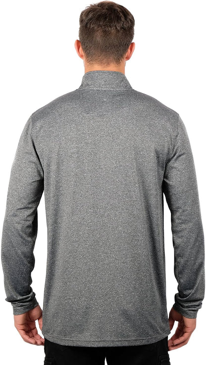 Men'S NBA Official Super Soft Quarter Zip Long Sleeve T-Shirt