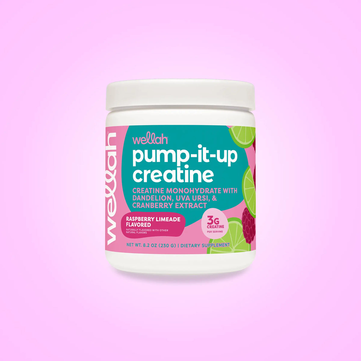 Wellah Nutrition Creatine Monohydrate | 50 Servings | 3G Creatine | Supports Energy, Muscle Recovery & Strength, Cognitive Health Dietary Supplement Powder