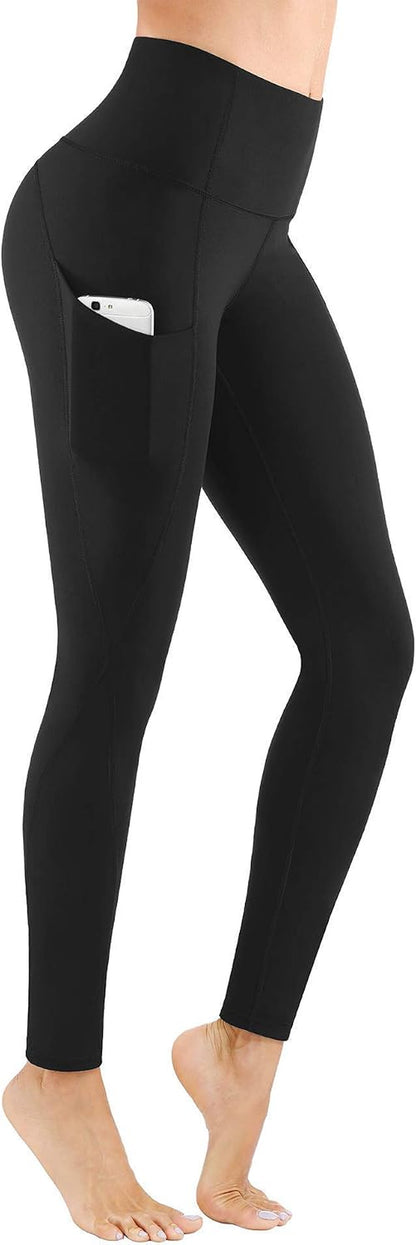 High Waist Yoga Pants Women with Pockets Workout Leggings
