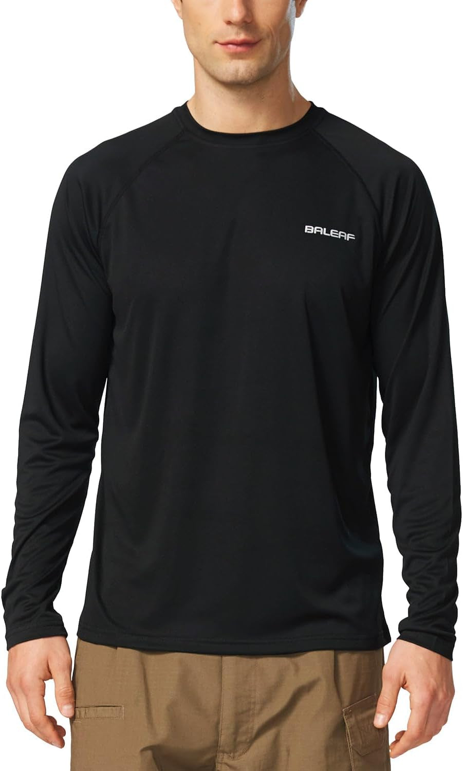 Men'S UPF 50+ Sun Protection Shirts Long Sleeve Rash Guard