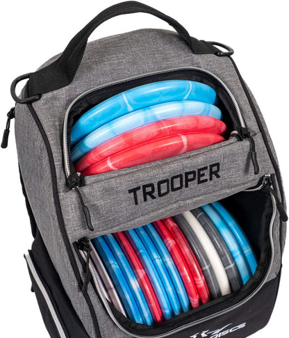 Dynamic Discs Trooper Disc Golf Bag | Large Frisbee Bags with 18+ Discs Capacity | Lightweight & Durable Backpack | Great Gifts or Disc Golf Accessories for Men | Ideal for Beginners & Pro Players