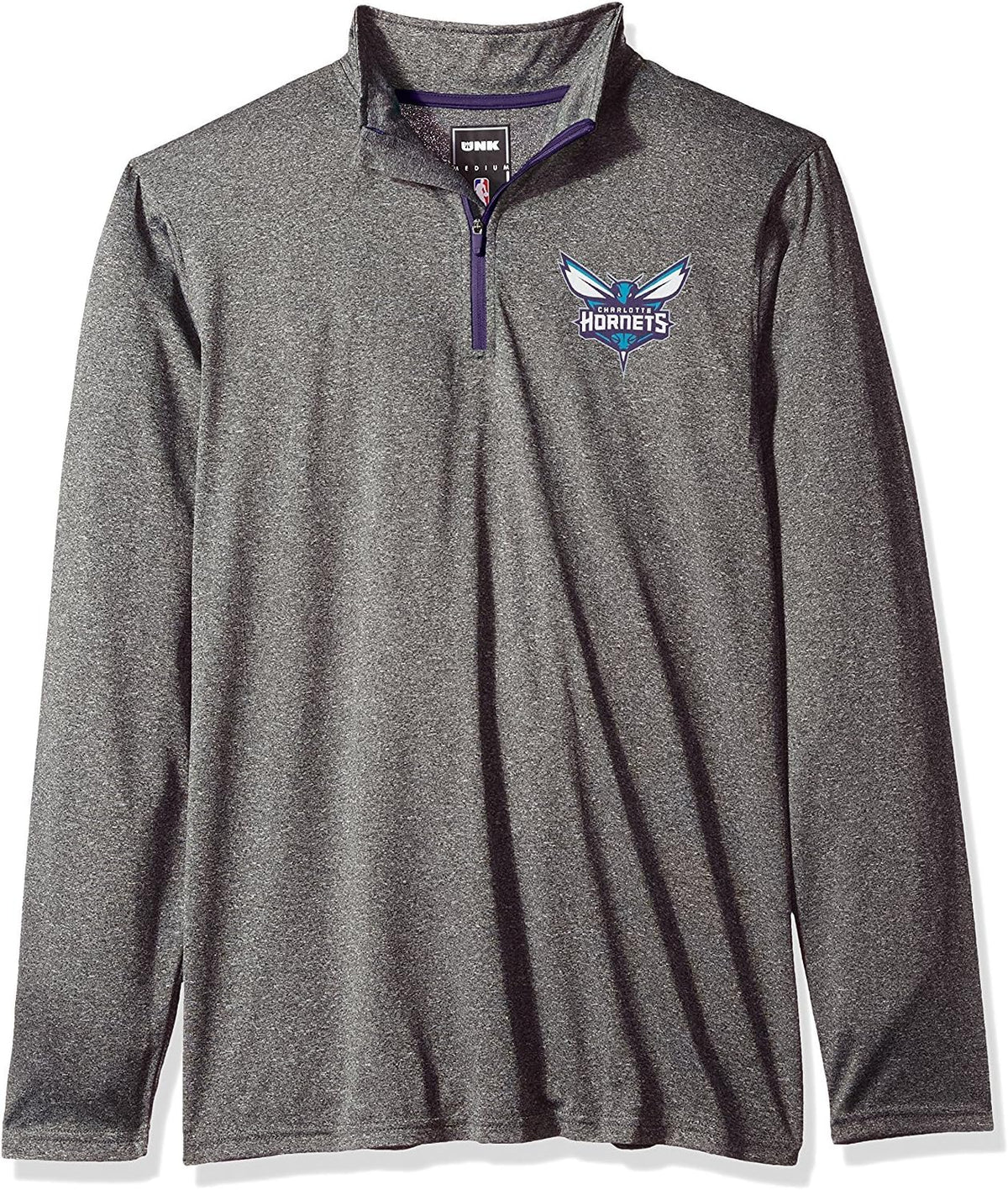 Men'S NBA Official Super Soft Quarter Zip Long Sleeve T-Shirt