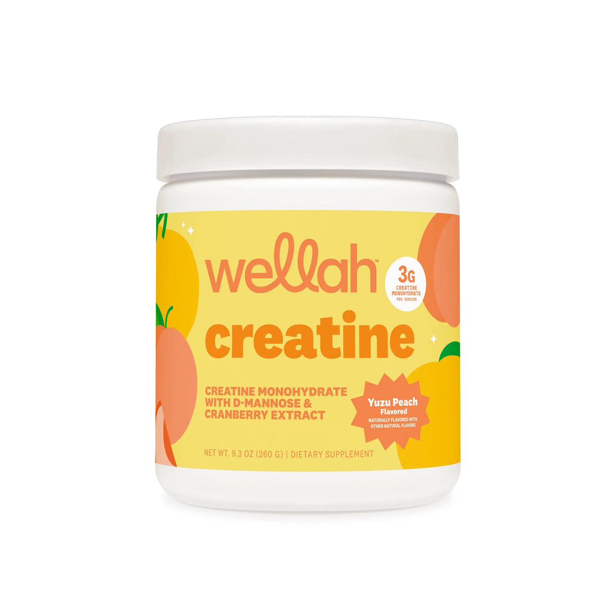 Wellah Nutrition Creatine Monohydrate | 50 Servings | 3G Creatine | Supports Energy, Muscle Recovery & Strength, Cognitive Health Dietary Supplement Powder