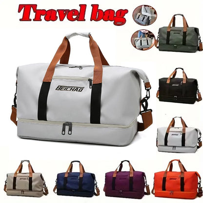 Travel Gym Bag Short-Distance Luggage Portable Fitness Bags Shoulder Crossbody Chest Bag Handbags Duffle Carry on Weekender Bag