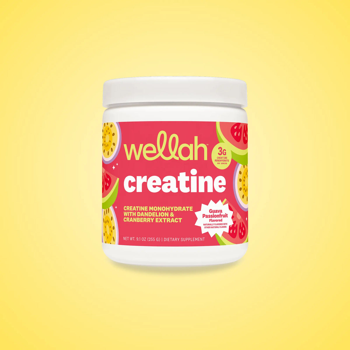 Wellah Nutrition Creatine Monohydrate | 50 Servings | 3G Creatine | Supports Energy, Muscle Recovery & Strength, Cognitive Health Dietary Supplement Powder